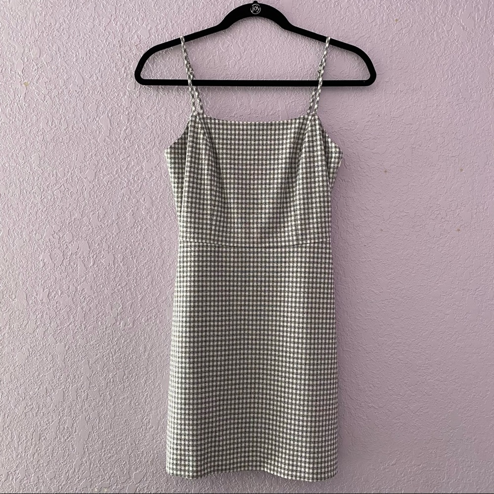 Aritzia Wilfred Isabelle Gingham Mini Dress